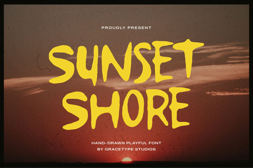 Sunset Shore Font