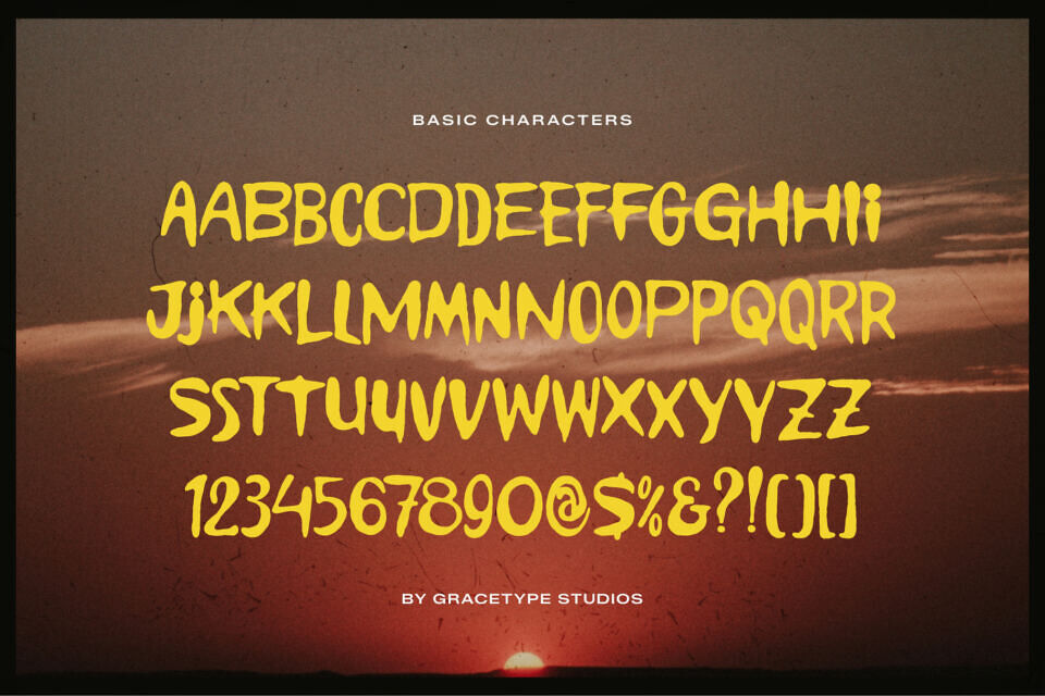 Sunset Shore Font