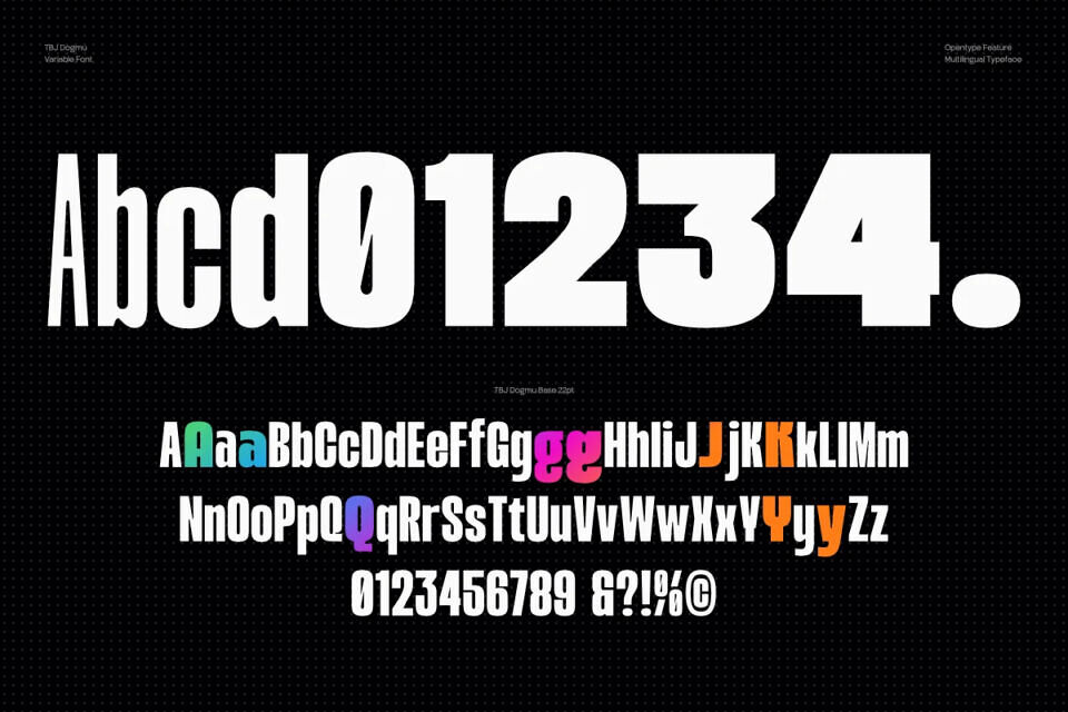 TBJ Dogmu Font Family