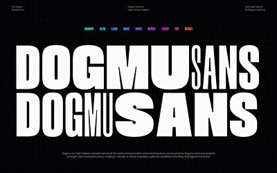 TBJ Dogmu Font Family