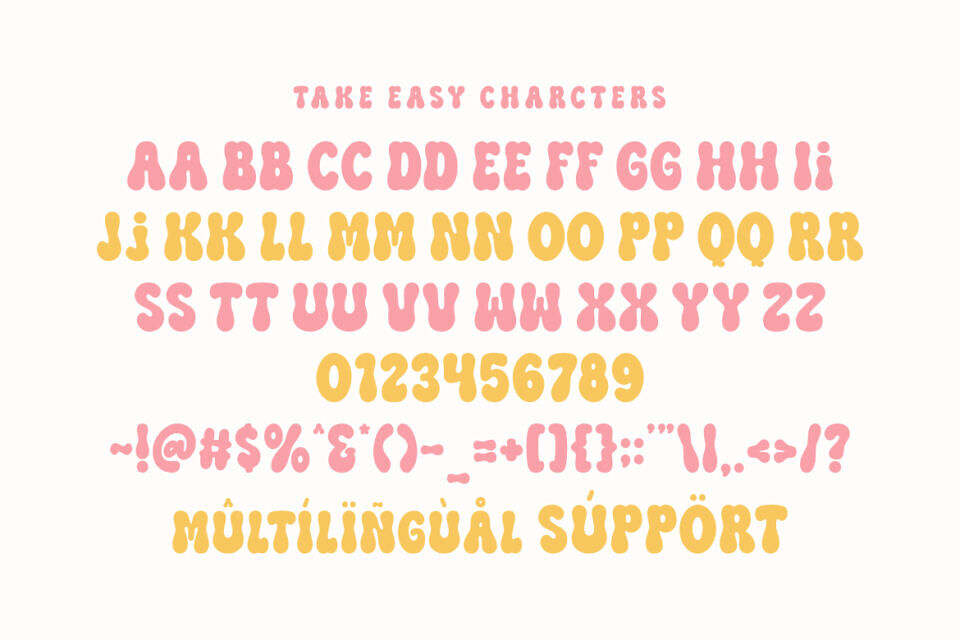 Take Easy Font