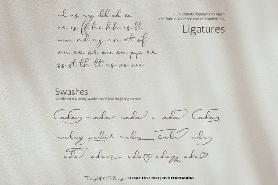 Thoughtful Pathways Font