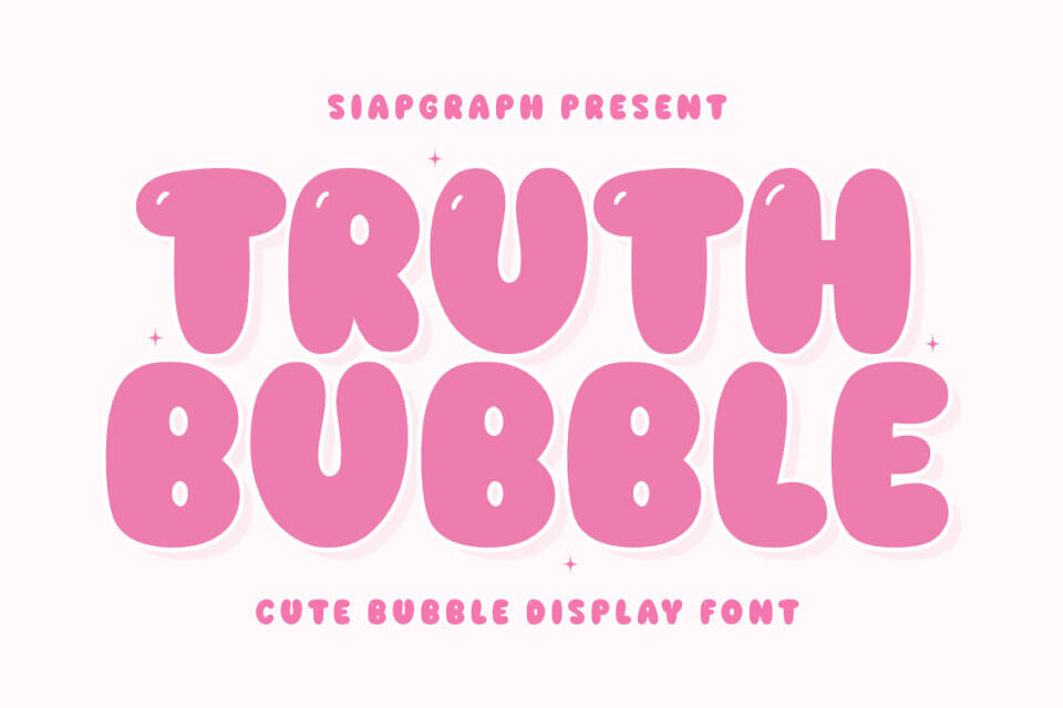 Truth Bubble Font