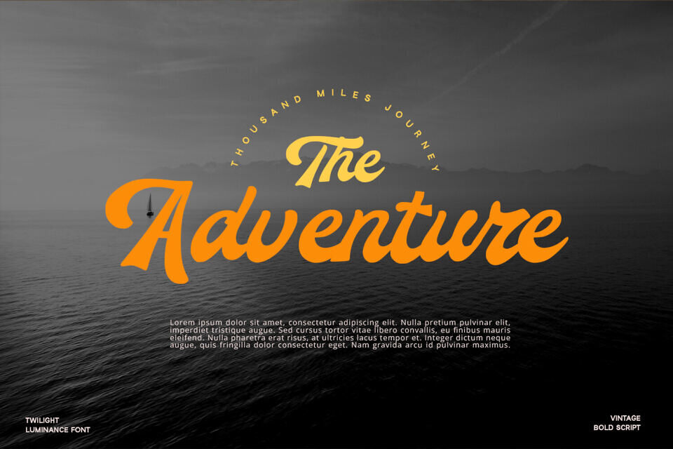 Twilight Luminance Font