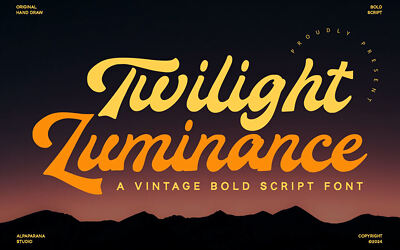 Twilight Luminance Font