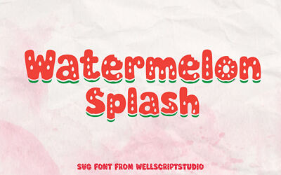 Watermelon Splash Font