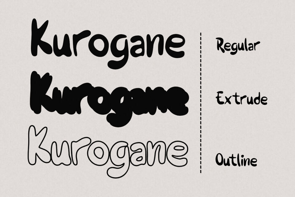 Wobble Ink Font