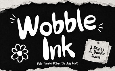 Wobble Ink Font