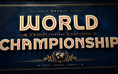 World Championship Font Family