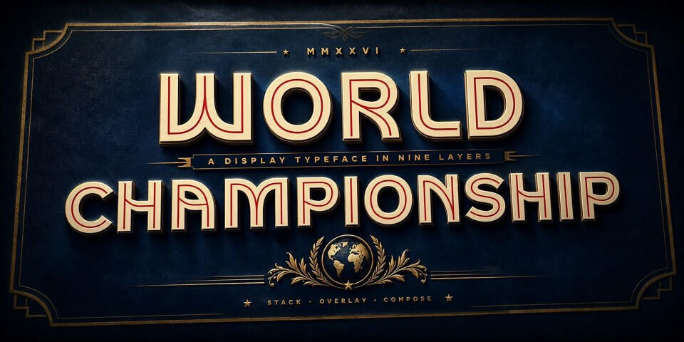 World Championship Font Family