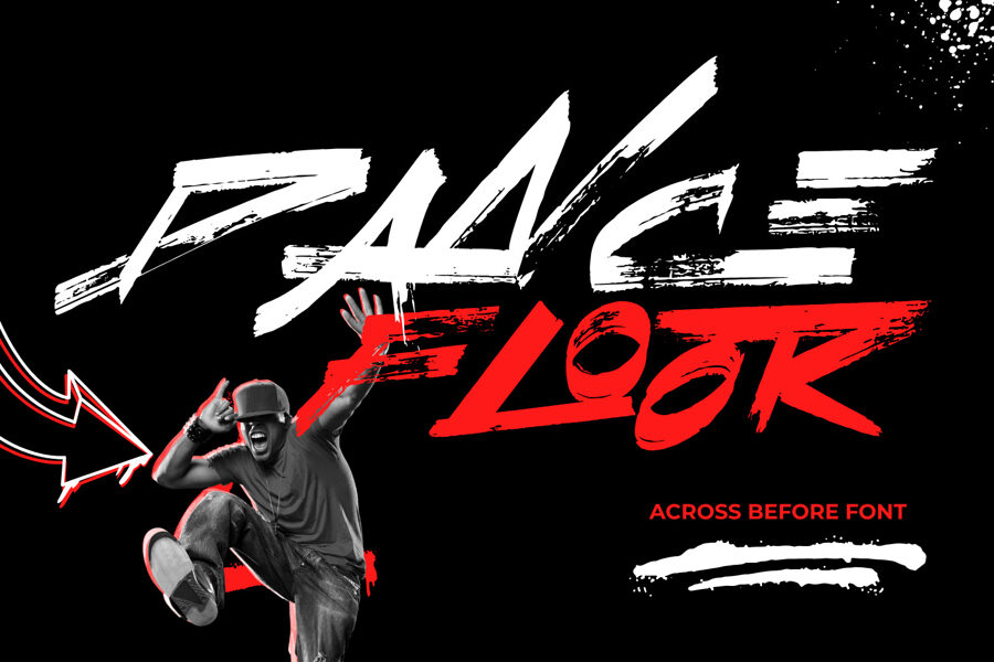 Across Before Font