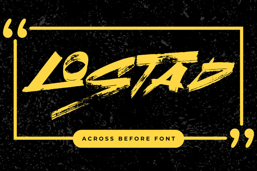 Across Before Font