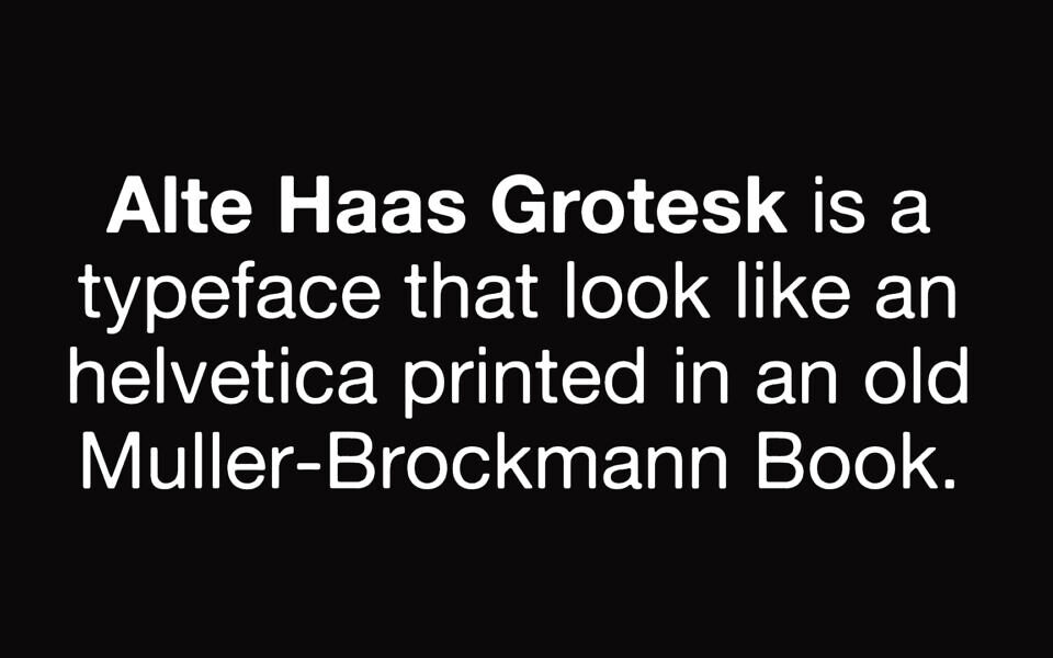 Alte Haas Grotesk Font Family