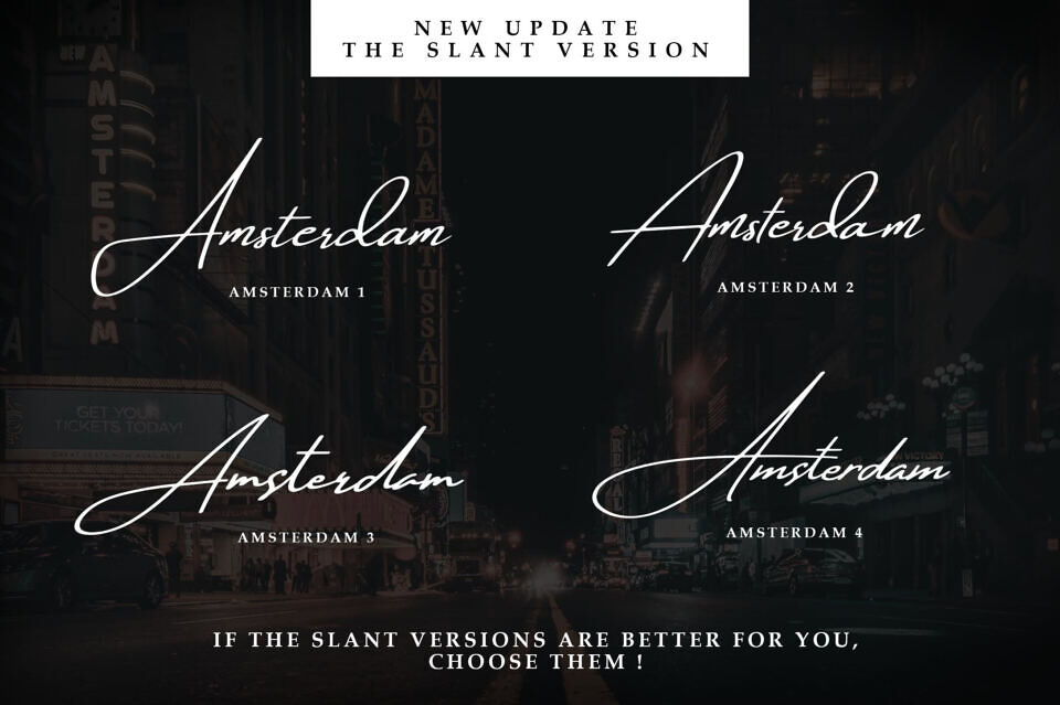 Amsterdam Font Family