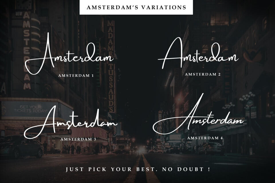 Amsterdam Font Family