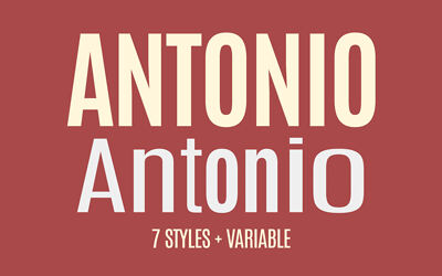 Antonio Font Family