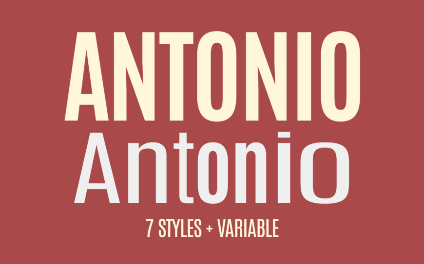 Antonio Font Family