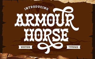 Armour Horse Font