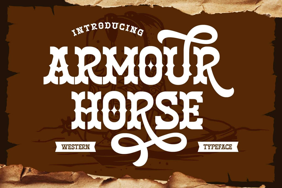 Armour Horse Font