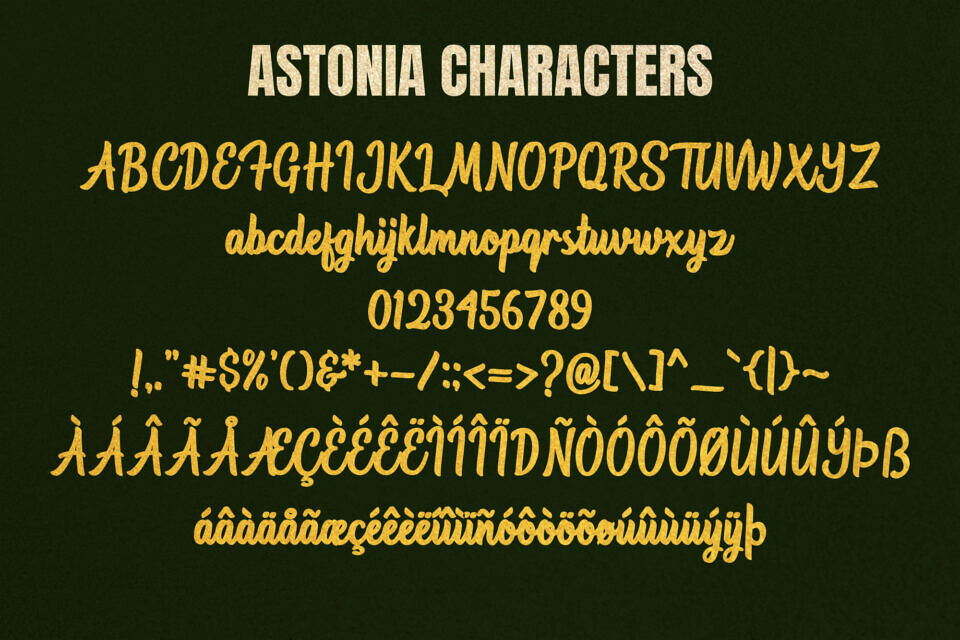 Astonia Font