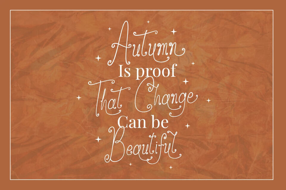 Autumn Daydream Font