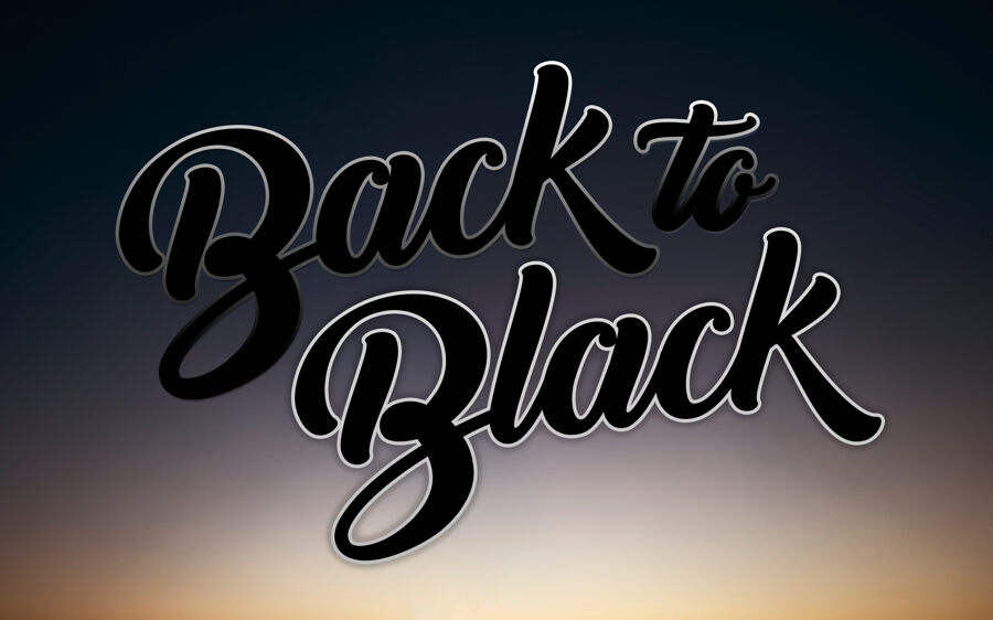 Back to Black Font