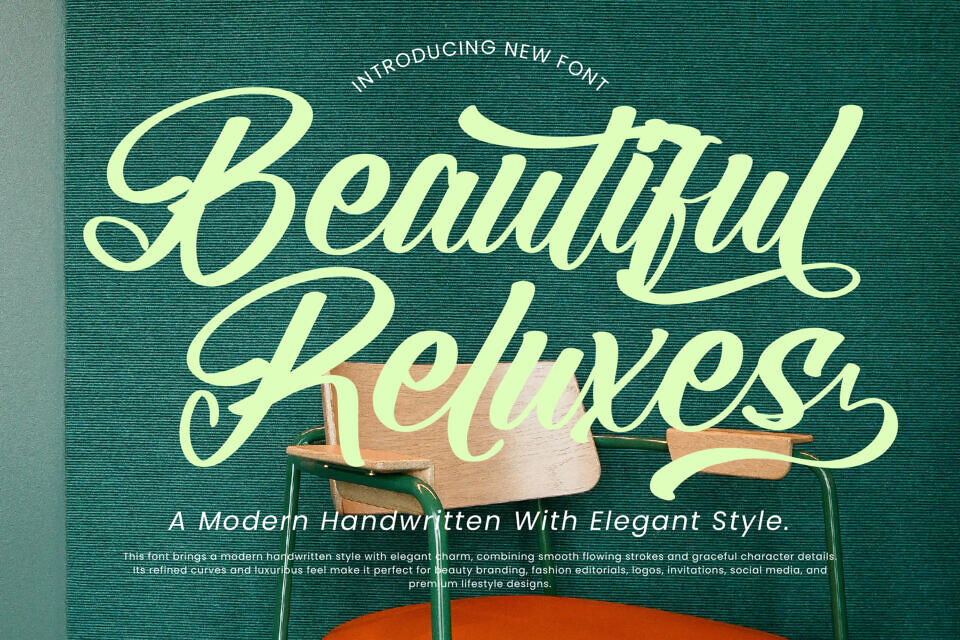 Beautiful Reluxes Font