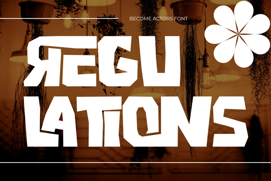 Become Actors Font