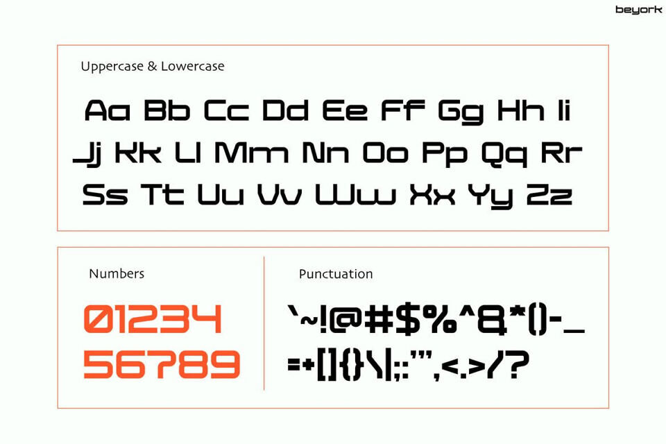 Beyork Font