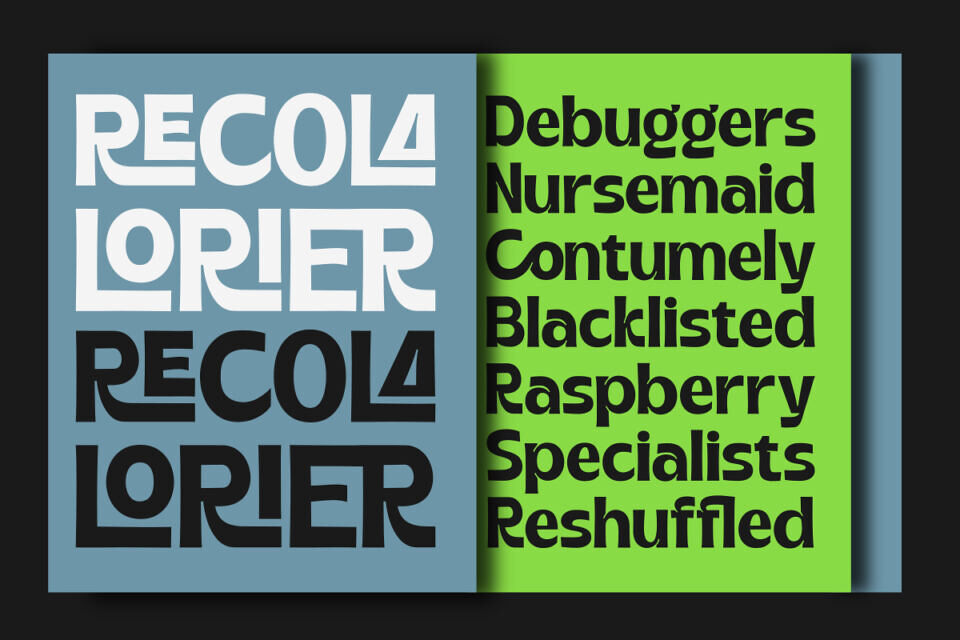 Black Rolmer Font Family