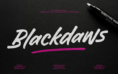 Blackdaws Font