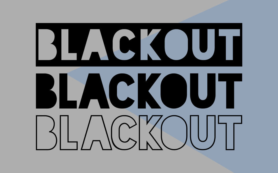 Blackout Font Family