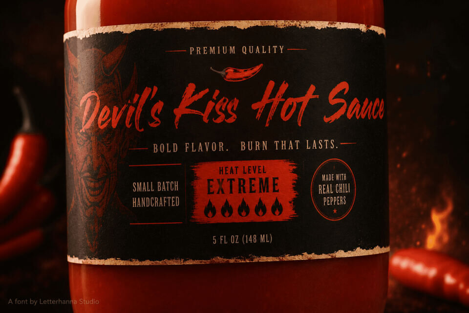 Blazing Hollow Font