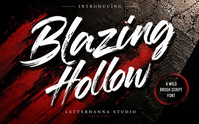 Blazing Hollow Font