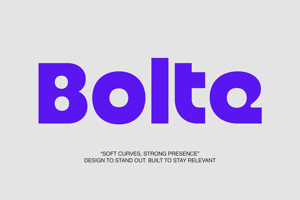 Bolte Font Family