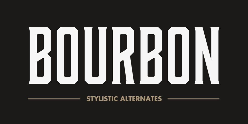 Bourbon Font Family