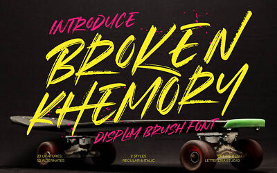 Broken Khemory Font