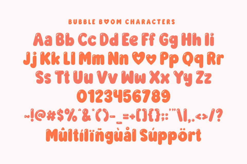 Bubble Boom Font