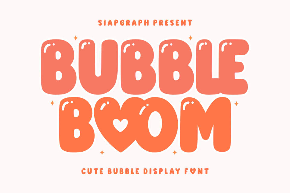 Bubble Boom Font