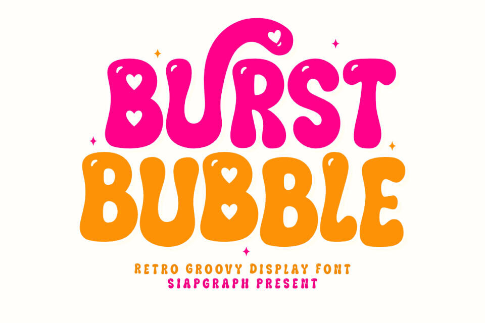 Burst Bubble Font