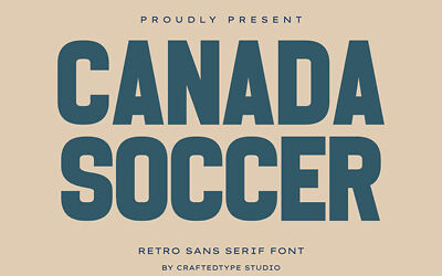 Canada Soccer Font