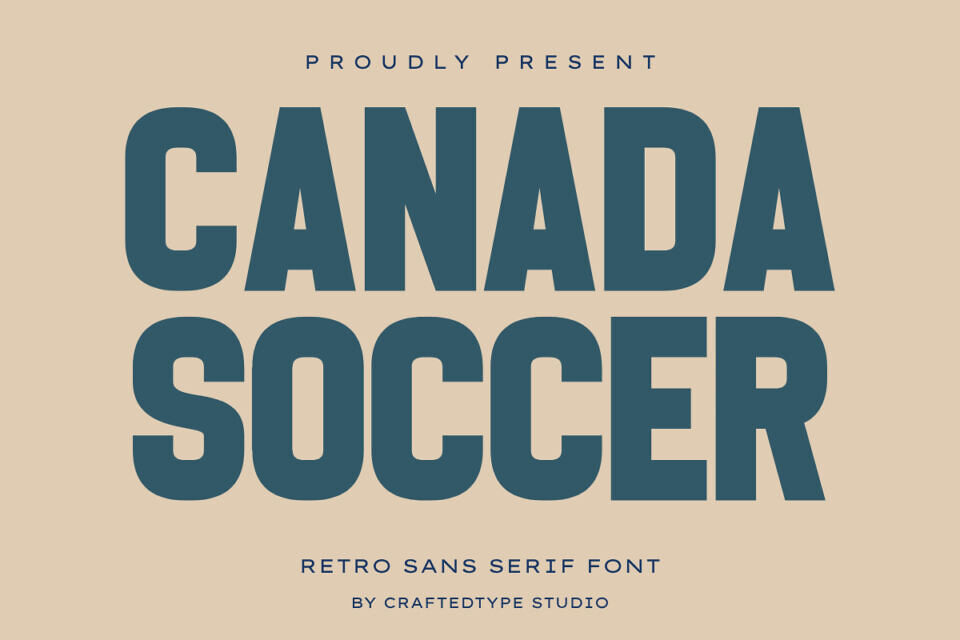 Canada Soccer Font