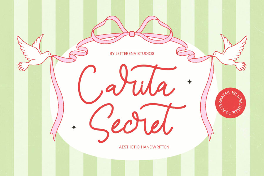 Carita Secret Font