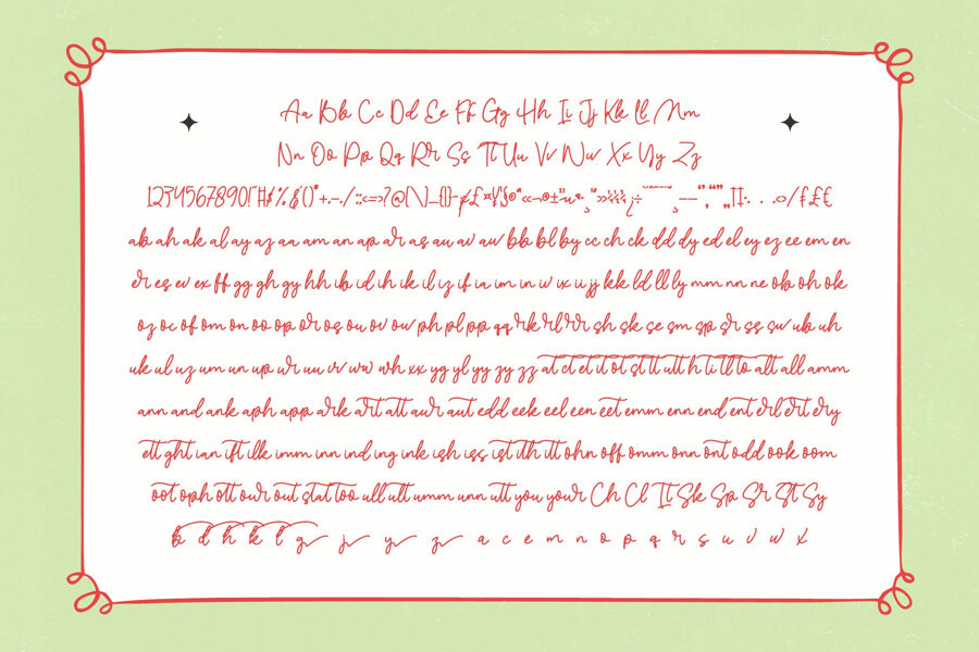 Carita Secret Font
