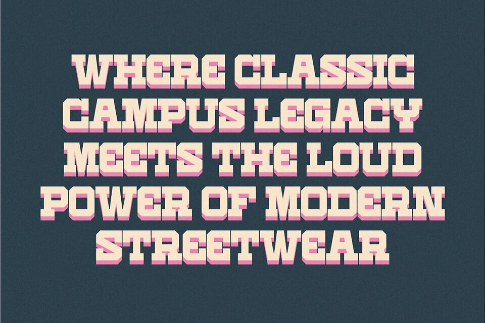 Chunky Varsity Font