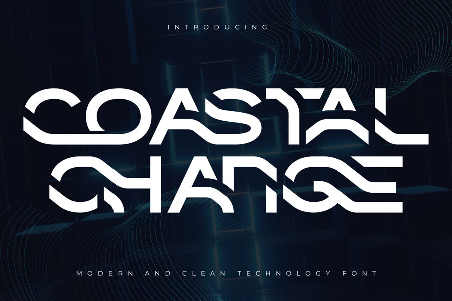Coastal Change Font