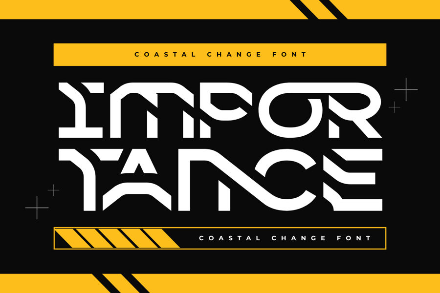 Coastal Change Font