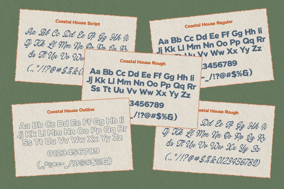 Coastal House Font