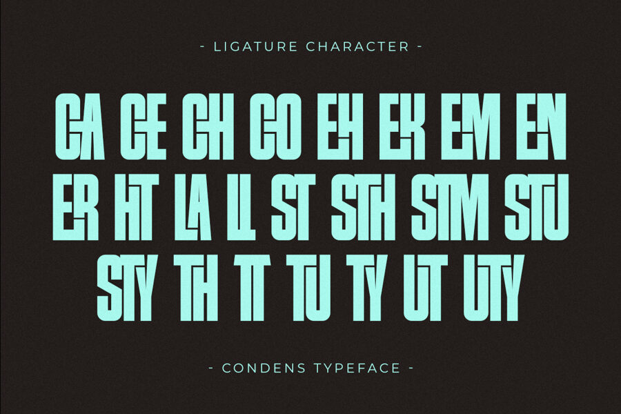 Condens Font