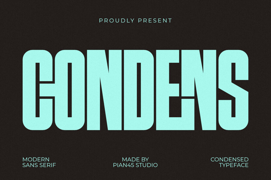 Condens Font